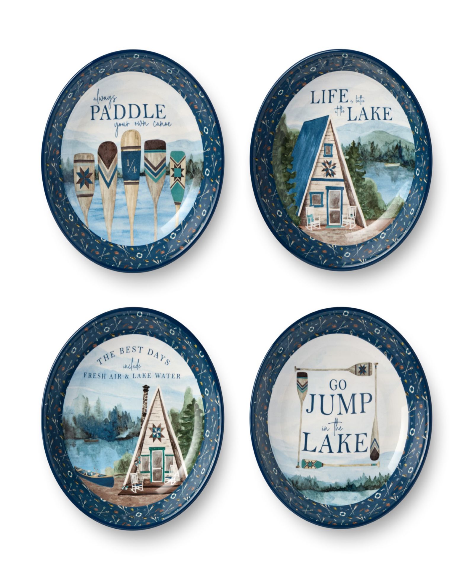 Набор чаш Certified International Wake At The Lake Soup 4-Pc. Bowls
