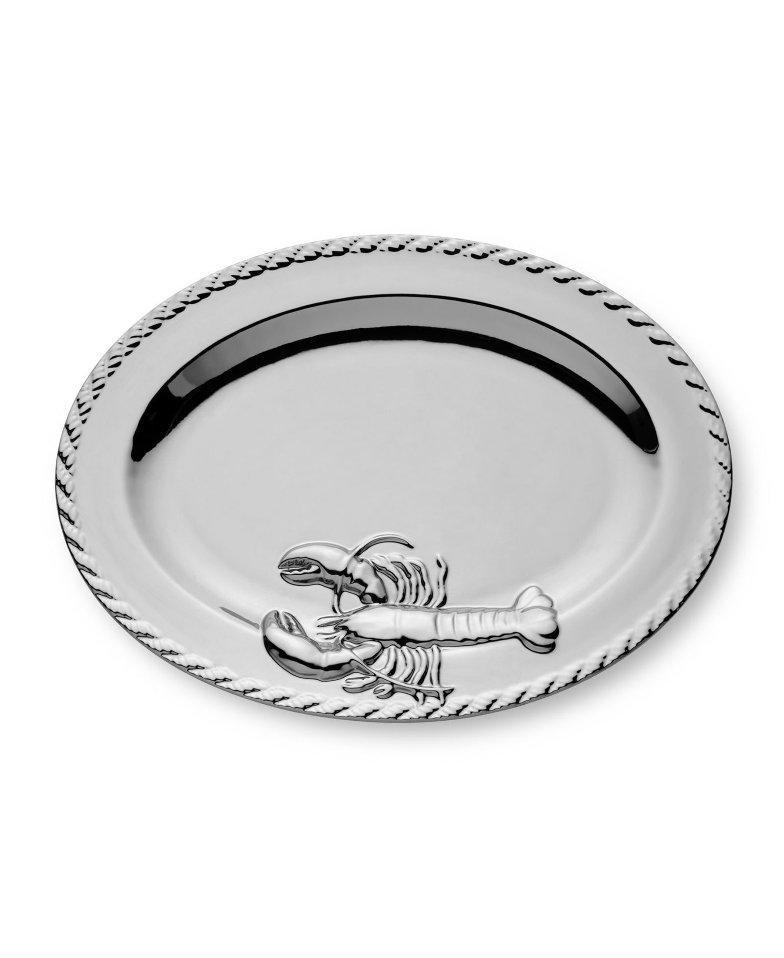 Certified International блюдо-овал Lobster Silver Plated