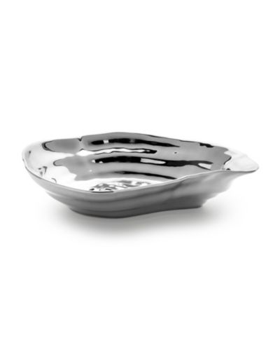 Certified International Silver Plated Oyster Serving Bowl