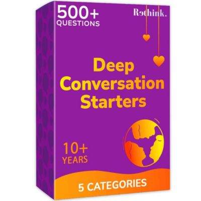Quokka Rethink Conversation Starters 100 Cards Card Game, Ages 10+