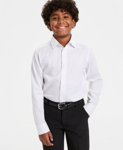Детская рубашка Tommy Hilfiger Big Boys' Long Sleeve Stretch Twill