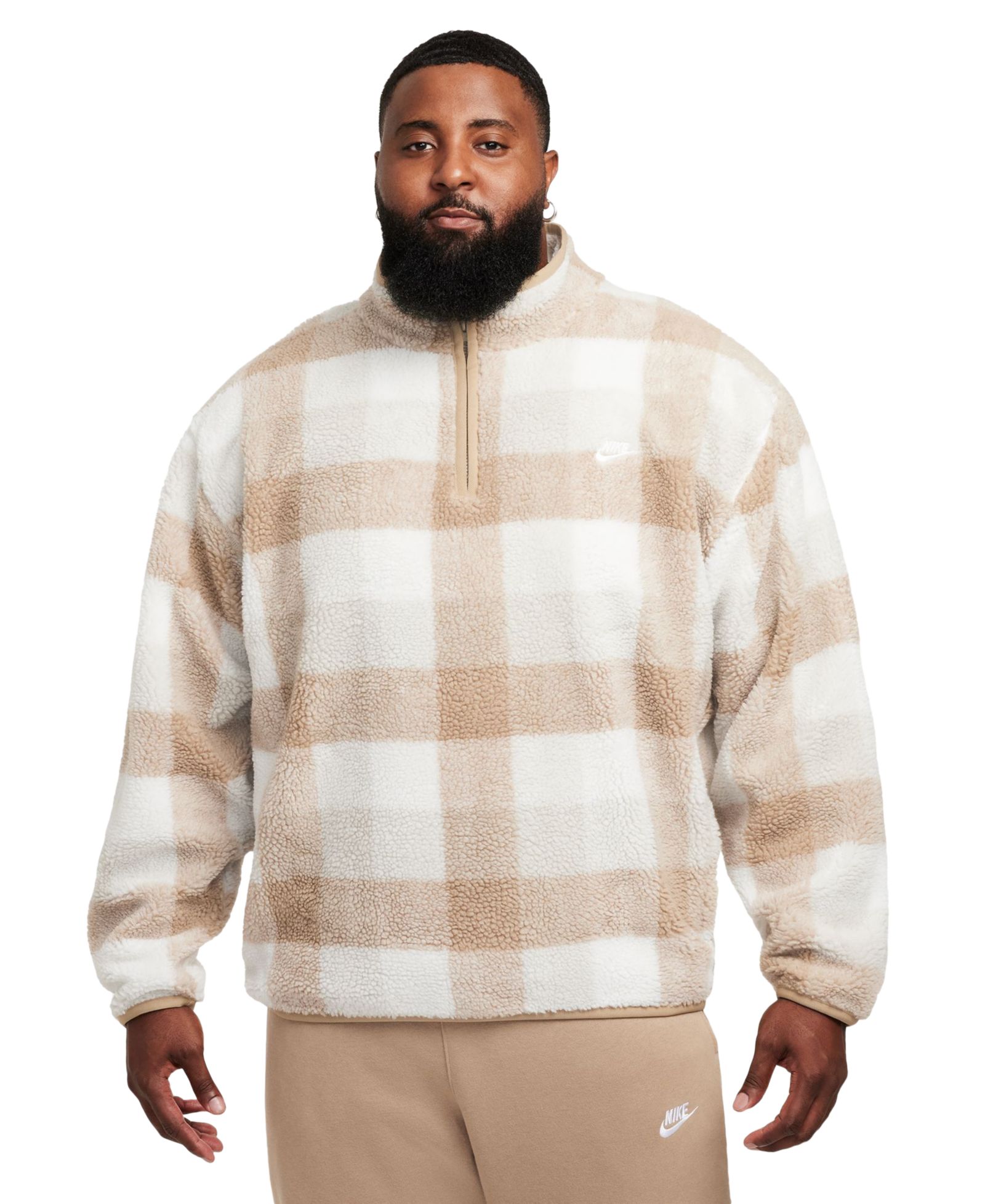 Мужской свитшот Nike Club Winterized с полумолнией