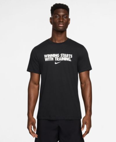 Nike Мужская футболка Dri-Fit легкая и дышащая