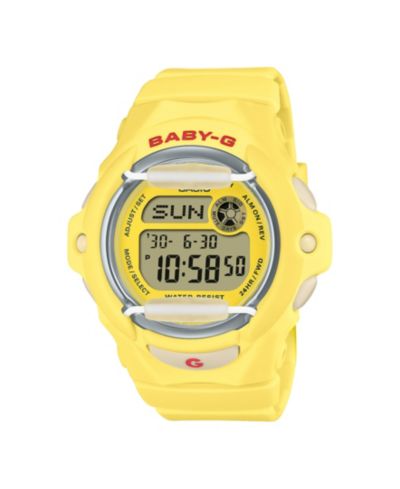 Часы G-Shock Women's Japanese Quartz Yellow Resin, 42.6mm