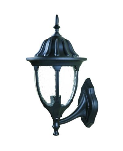 Slickblue Clear Glass Swing Arm Wall Light for Bedroom Reading or Task Lighting