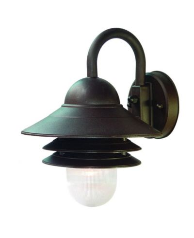 Three Tier Lamp Shade Outdoor Wall Light for Porch Patio or Entryway
