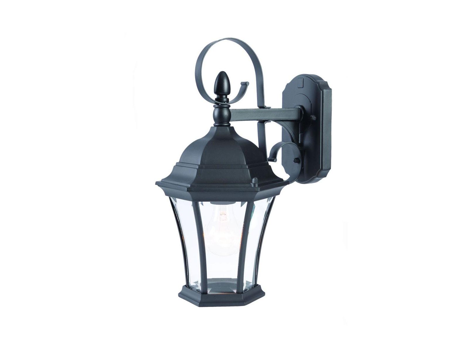 Slickblue Wall Mounted Swing Arm Hanging Lantern Sconce for Home and Porch Decor