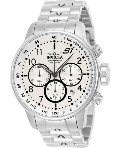 Invicta Men's 23078 S1 Rally  Quartz Multifunction Silver Dial Watch