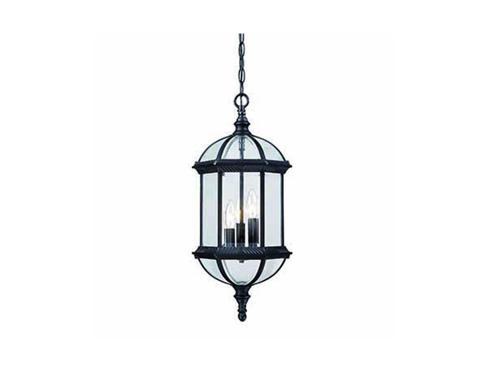 Slickblue Elegant Pendant Three-Light Eastern Lantern Hanging Light