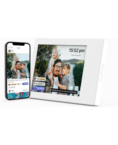 Цифровая фоторамка myFirst Smart WiFi Digital Photo Frame 9 Inch LCD Touch Screen, 32GB Memory
