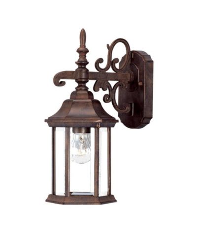 Slickblue Domed Hanging Glass Lantern Wall Light for Patio or Hallway