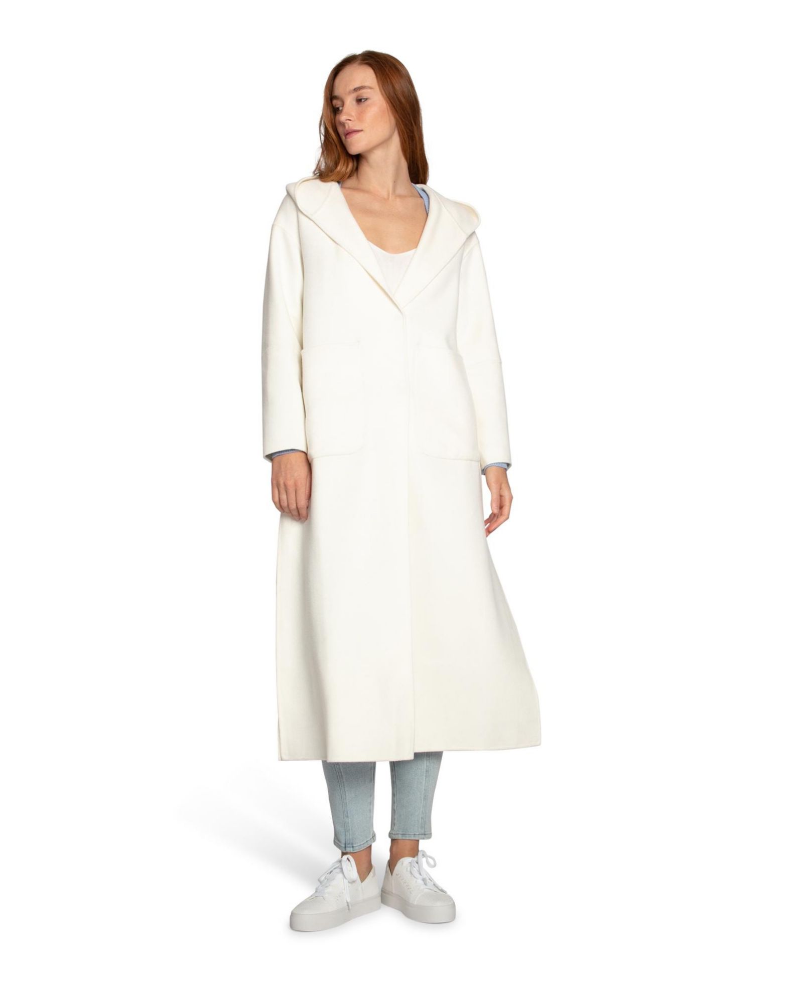 Belle & Bloom Walk My Way Wool Blend Oversized Maxi Coat