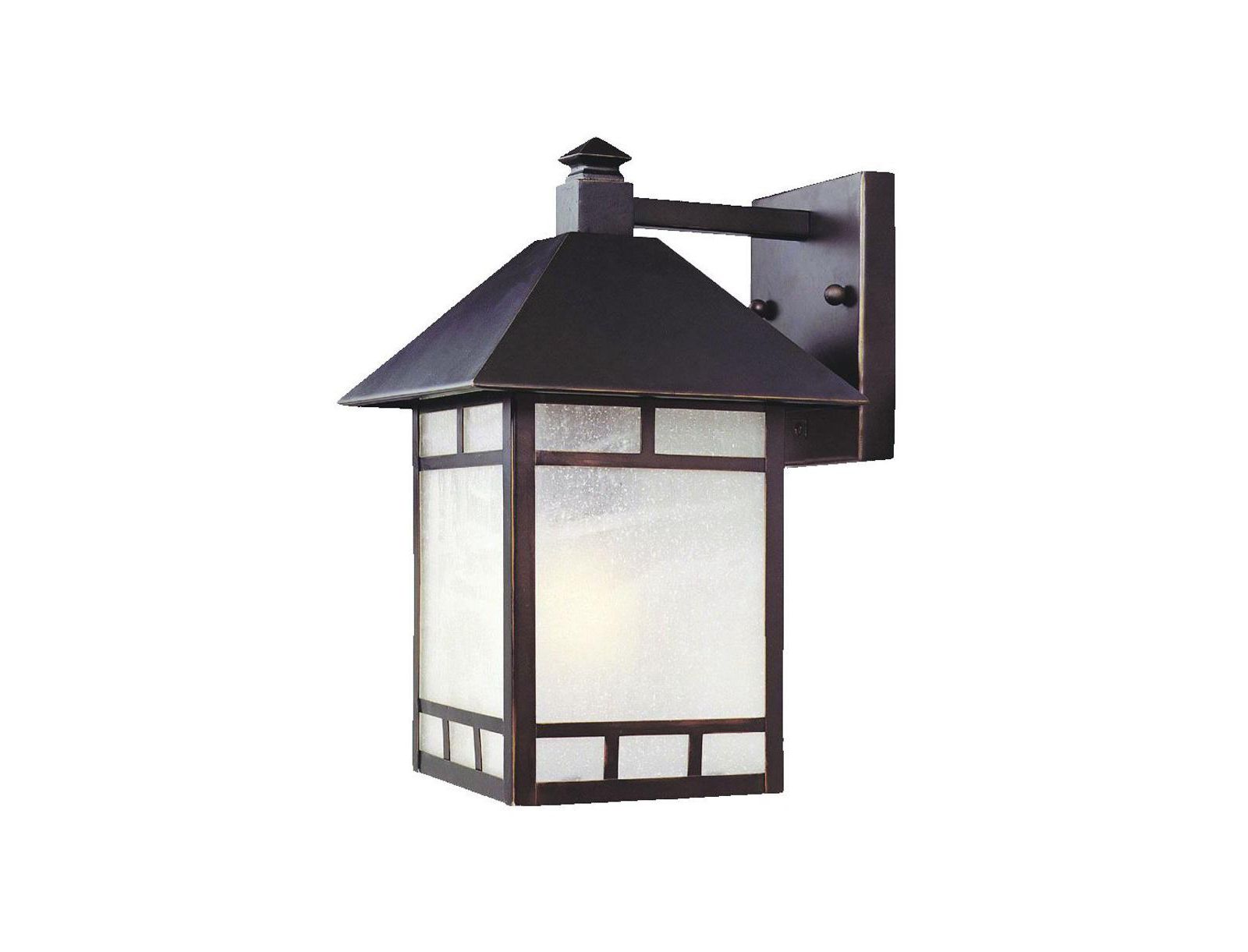Frosted Glass Lantern Wall Light – Stylish Wall Fixture for Garden & Yard