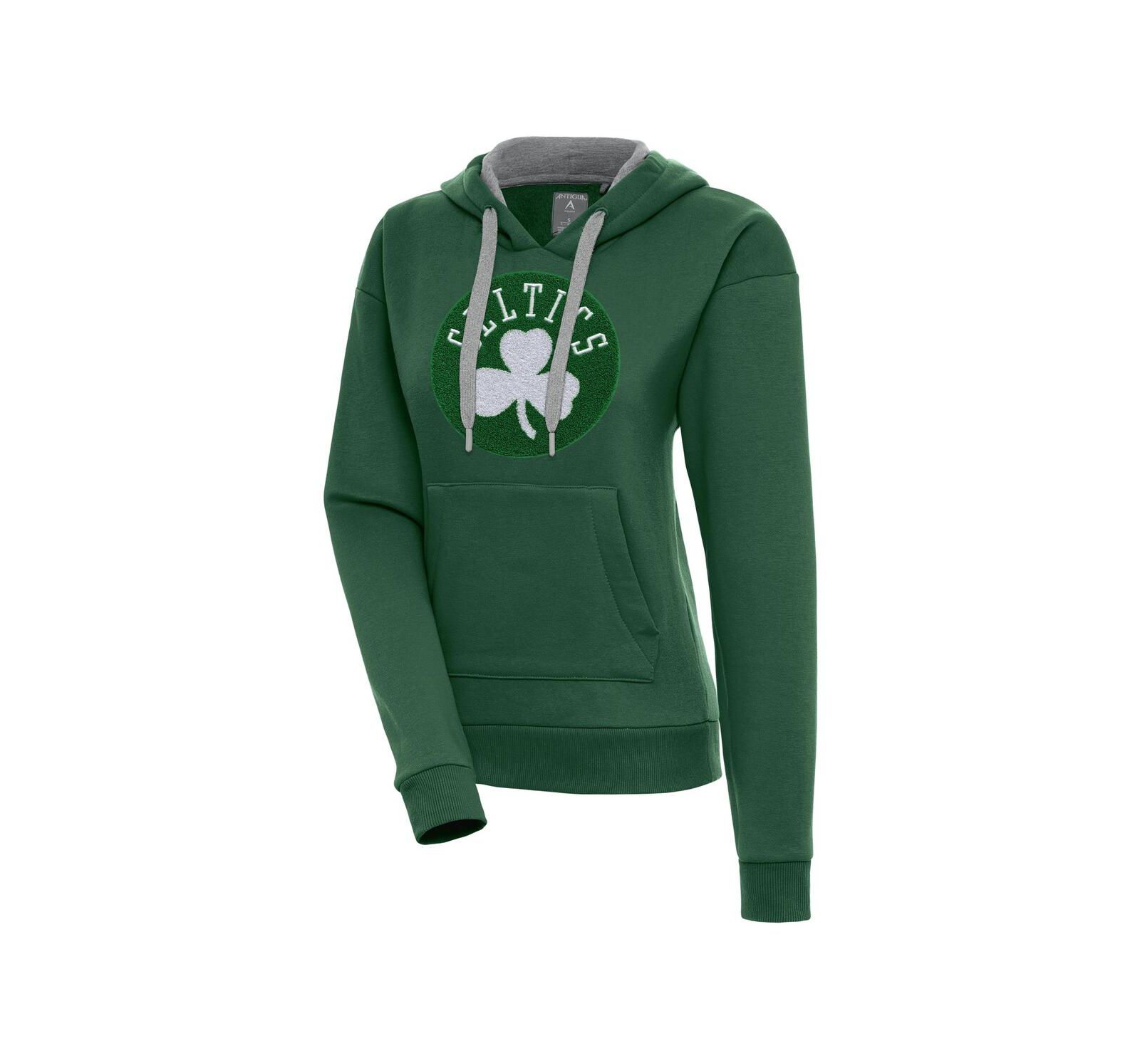 Antigua Женский флисовый худи Boston Celtics Victory, Hunter Green