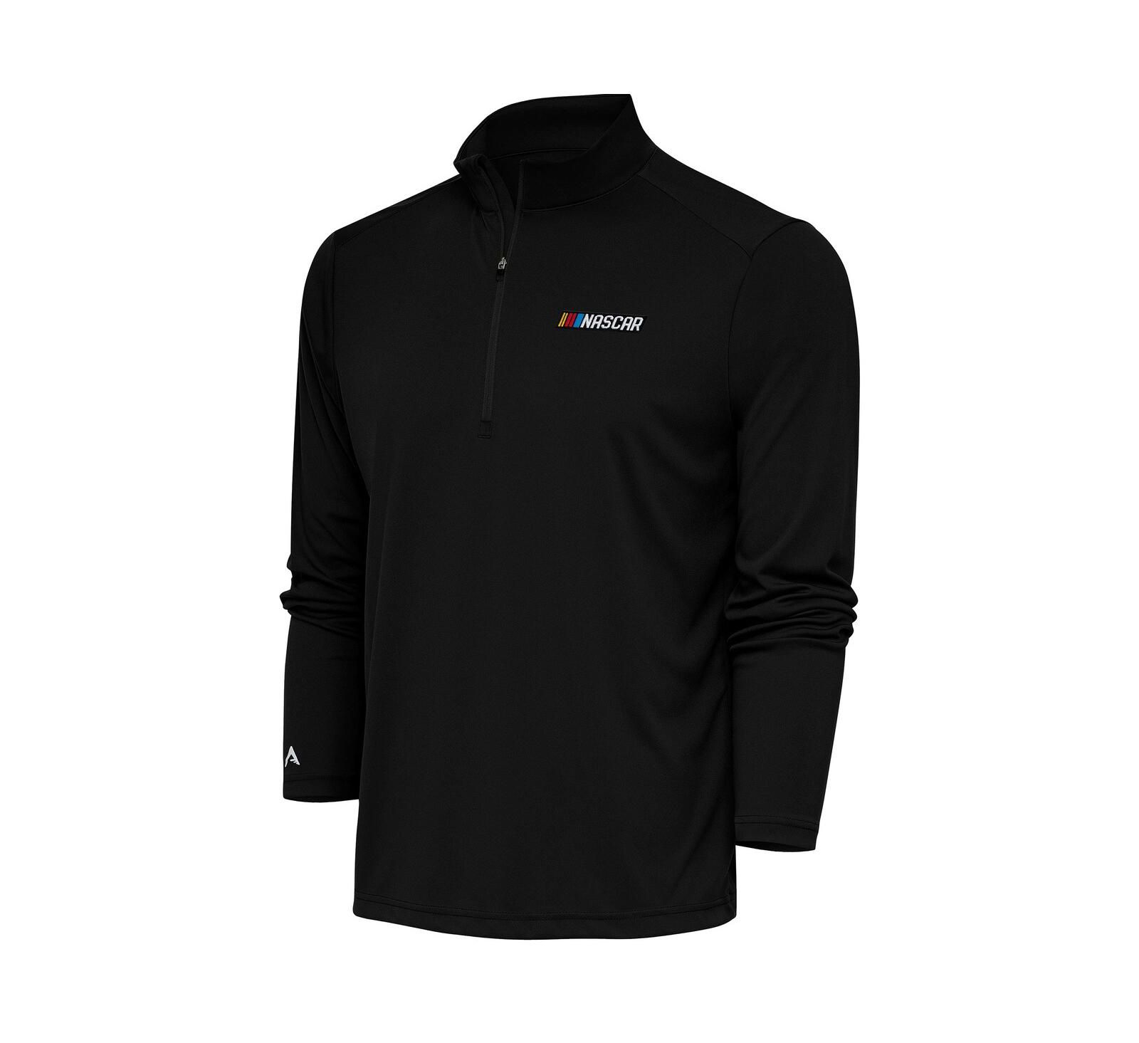 Мужская кофта Antigua NASCAR Tribute Quarter-Zip Pullover Black
