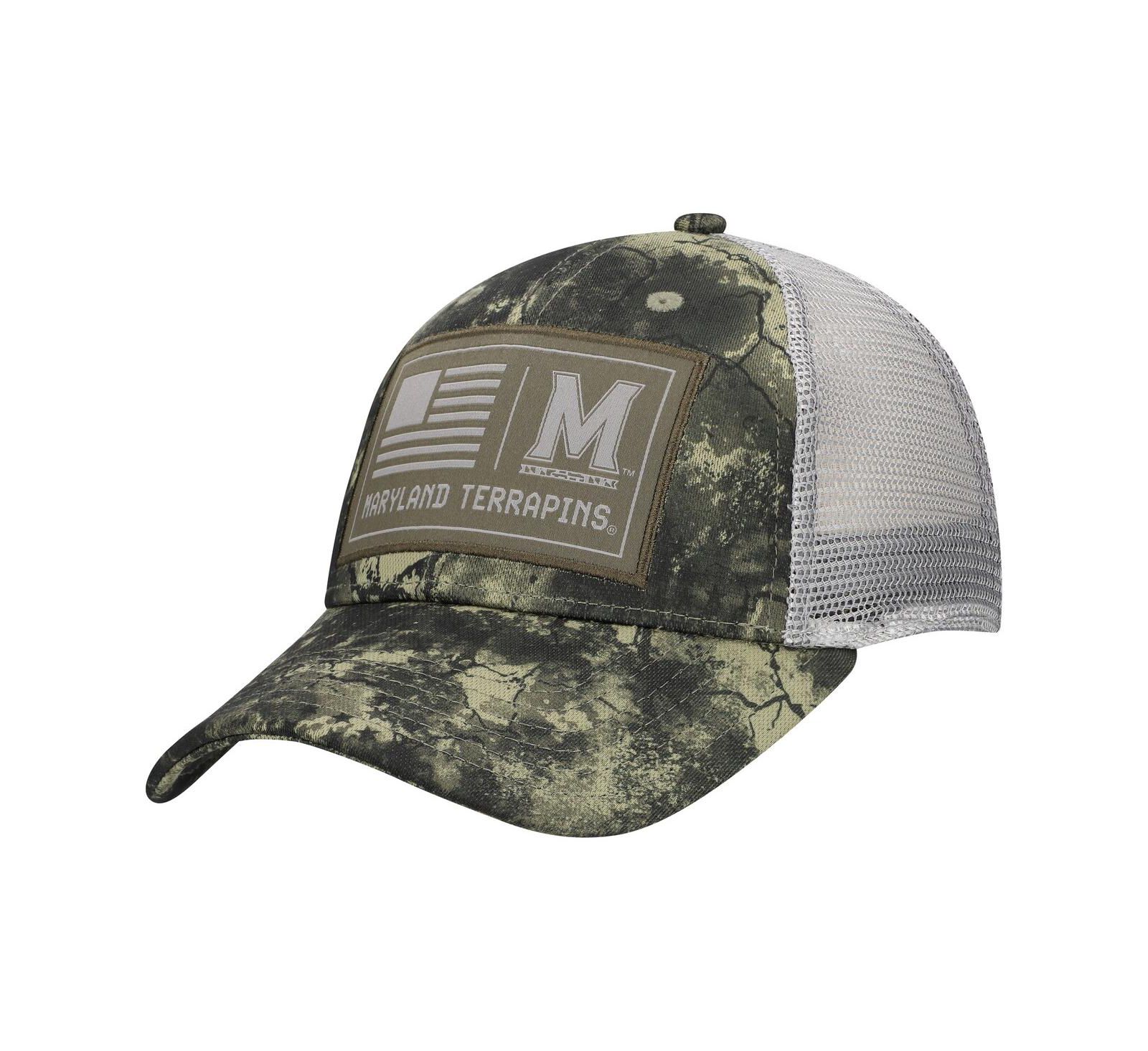 Under Armour Men's Camo Maryland Terrapins Freedom Collection Blitzing Performance Trucker Hat