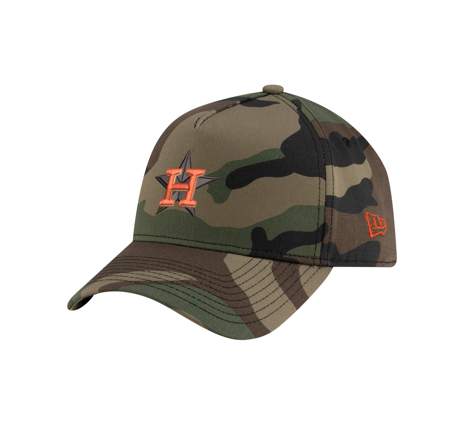 New Era Мужская кепка 9FORTY A-Frame Camo Houston Astros Woodland Team Pop