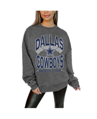 Gameday Couture Женская толстовка Dallas Cowboys Long Weekend Premium Fleece угольного цвета