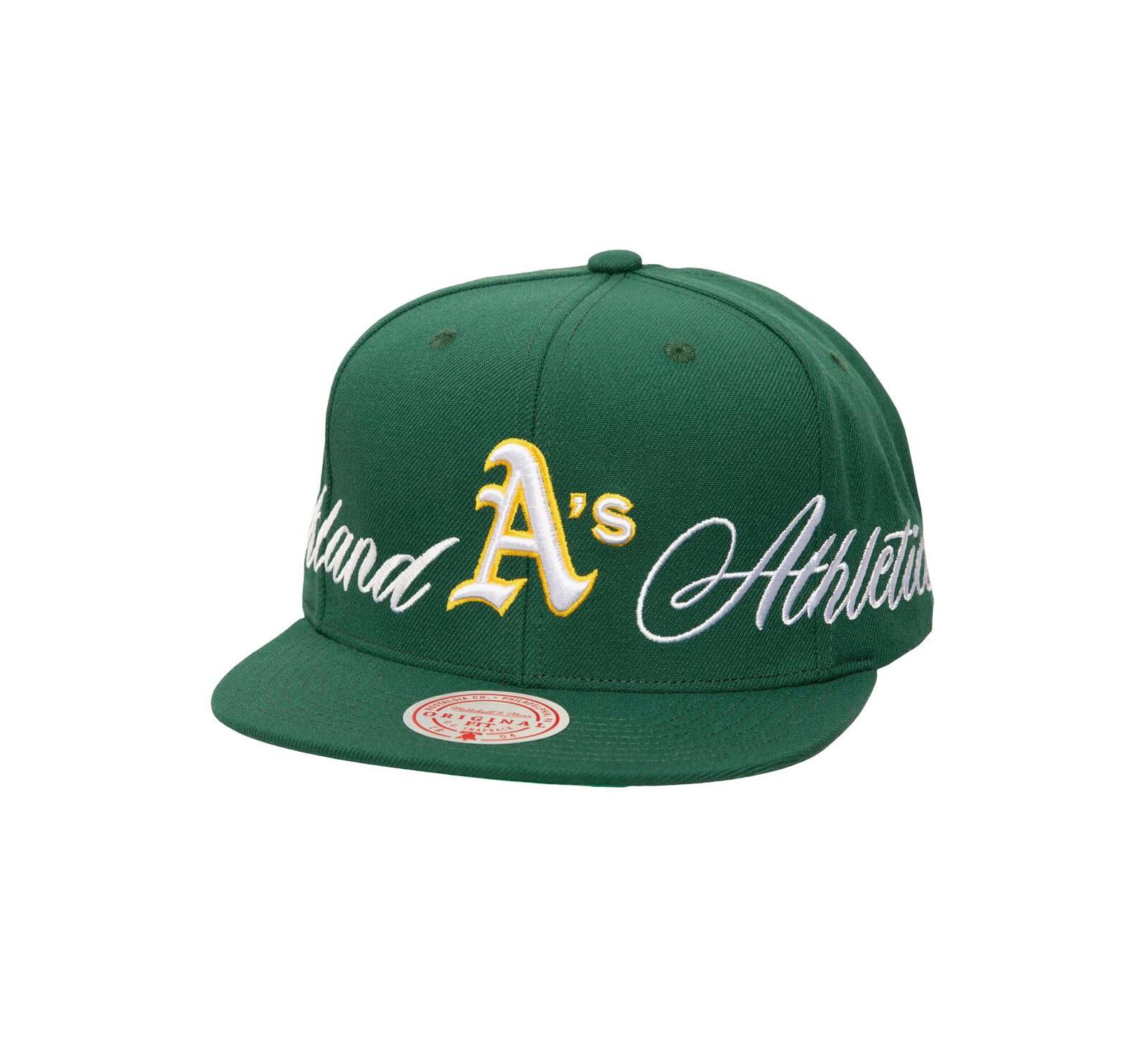 Mitchell & Ness Мужская кепка snapback Oakland Athletics Just Don x MLB Lux Script