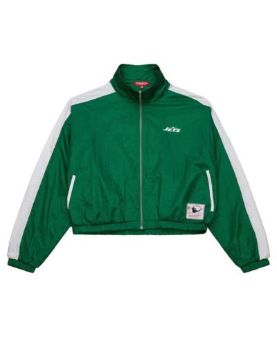 Mitchell & Ness Женская куртка Nike New York Jets Nylon Cropped Full-Zip