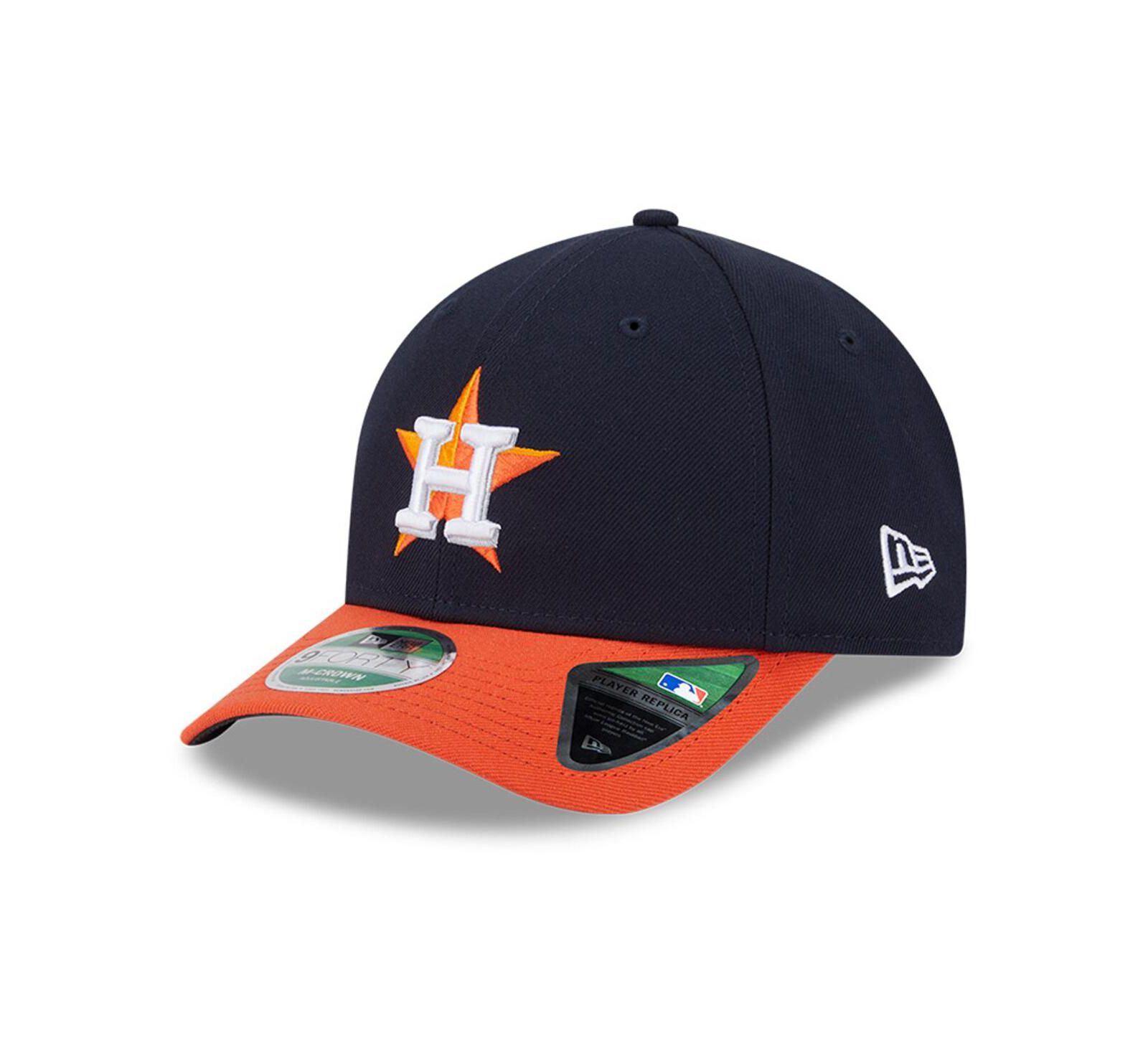New Era Мужской Navy Houston Astros Player Replica 9FORTY Adjustable Hat