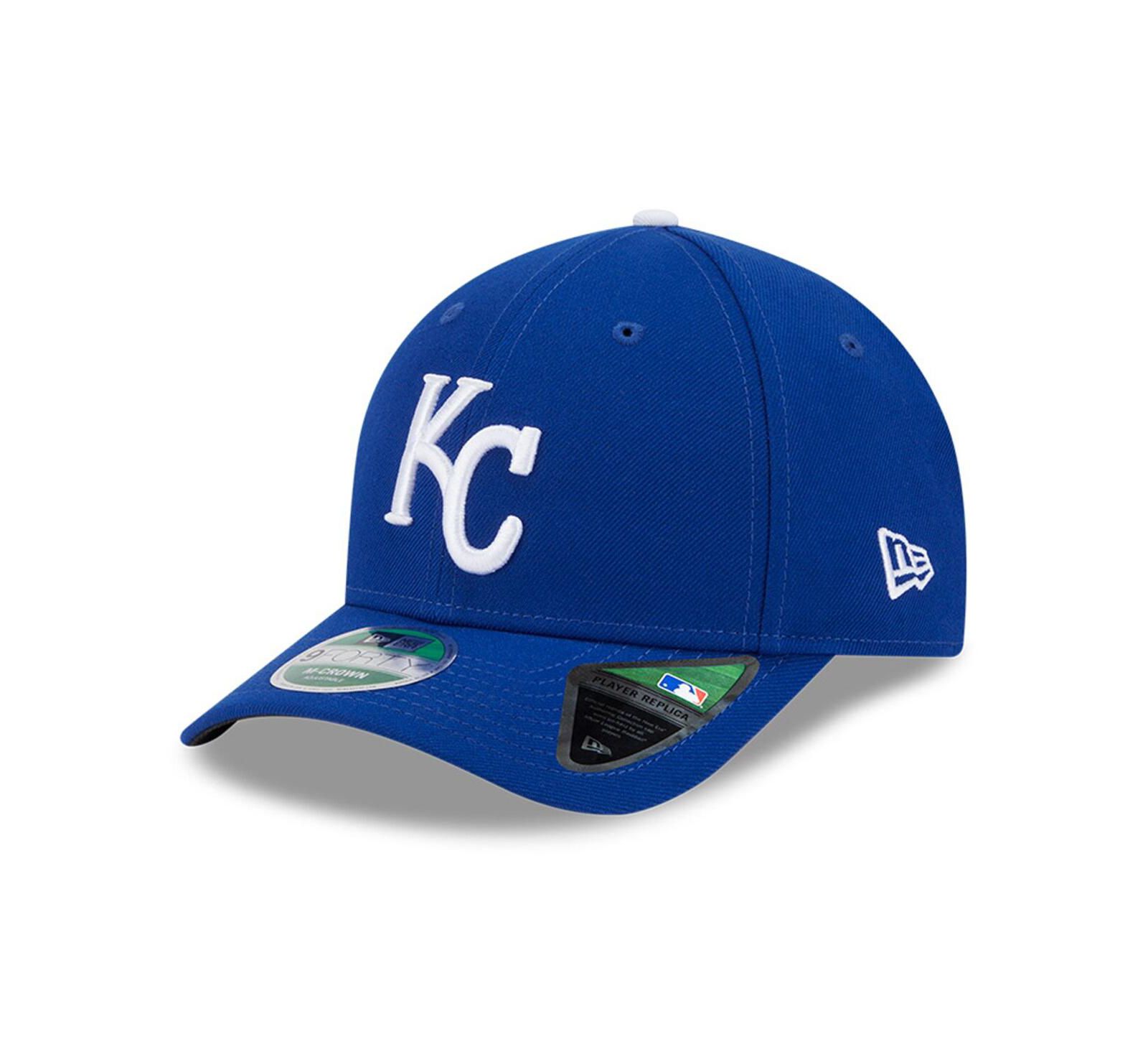 Мужская кепка New Era Kansas City Royals Player Replica 9FORTY регулируемая синяя