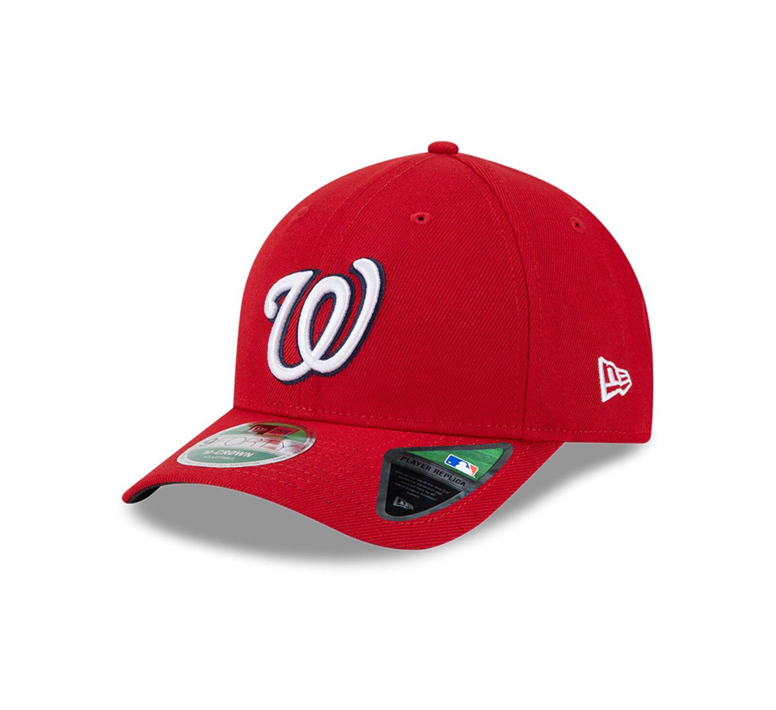 New Era Men's Red Washington Nationals Player Replica 9FORTY Adjustable Hat