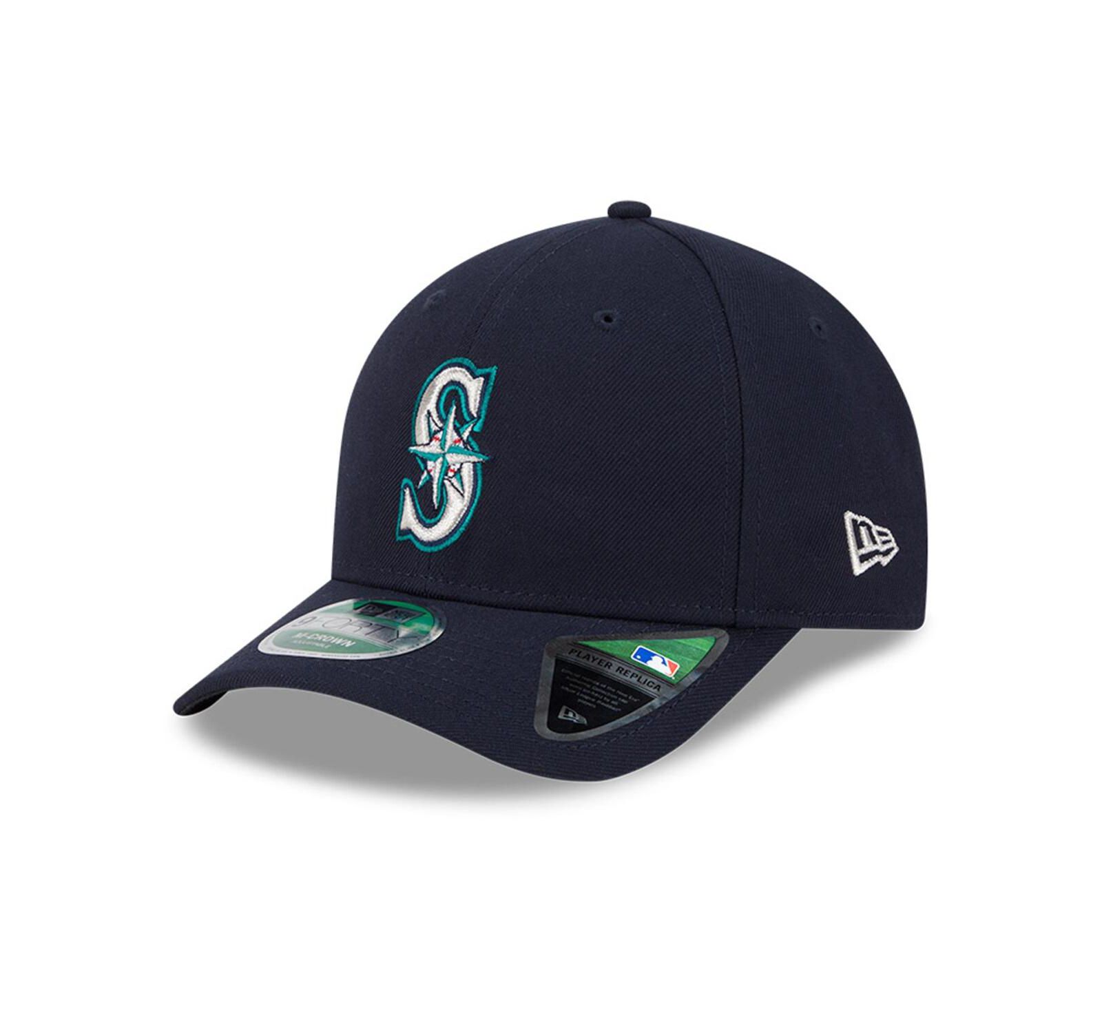 Мужская бейсболка New Era Navy Seattle Mariners Player Replica 9FORTY