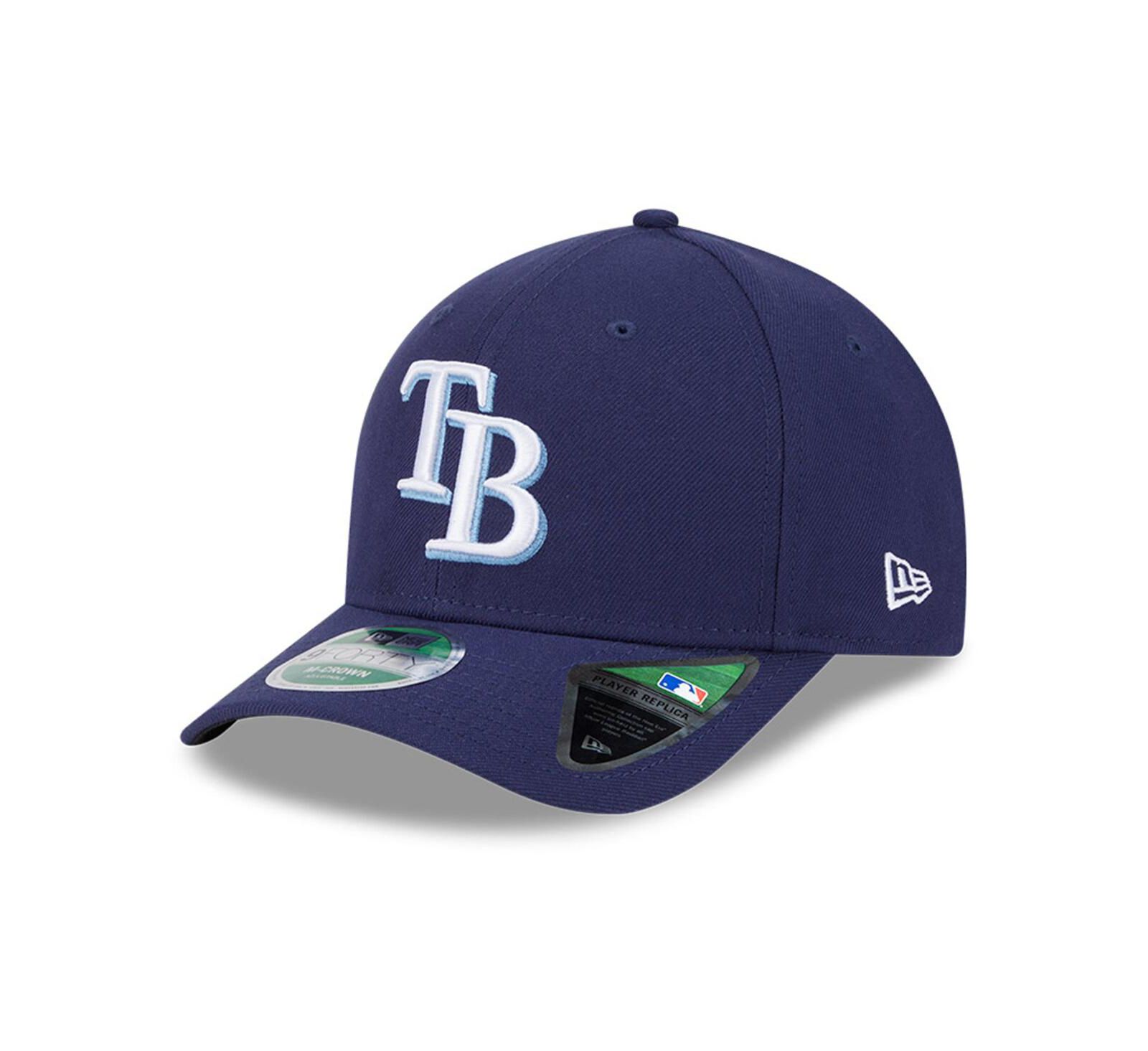 Мужская кепка New Era Tampa Bay Rays Player Replica 9FORTY, темно-синяя