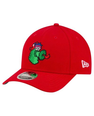 Мужская регулируемая кепка New Era Red Philadelphia Phillies Player Replica 9FORTY