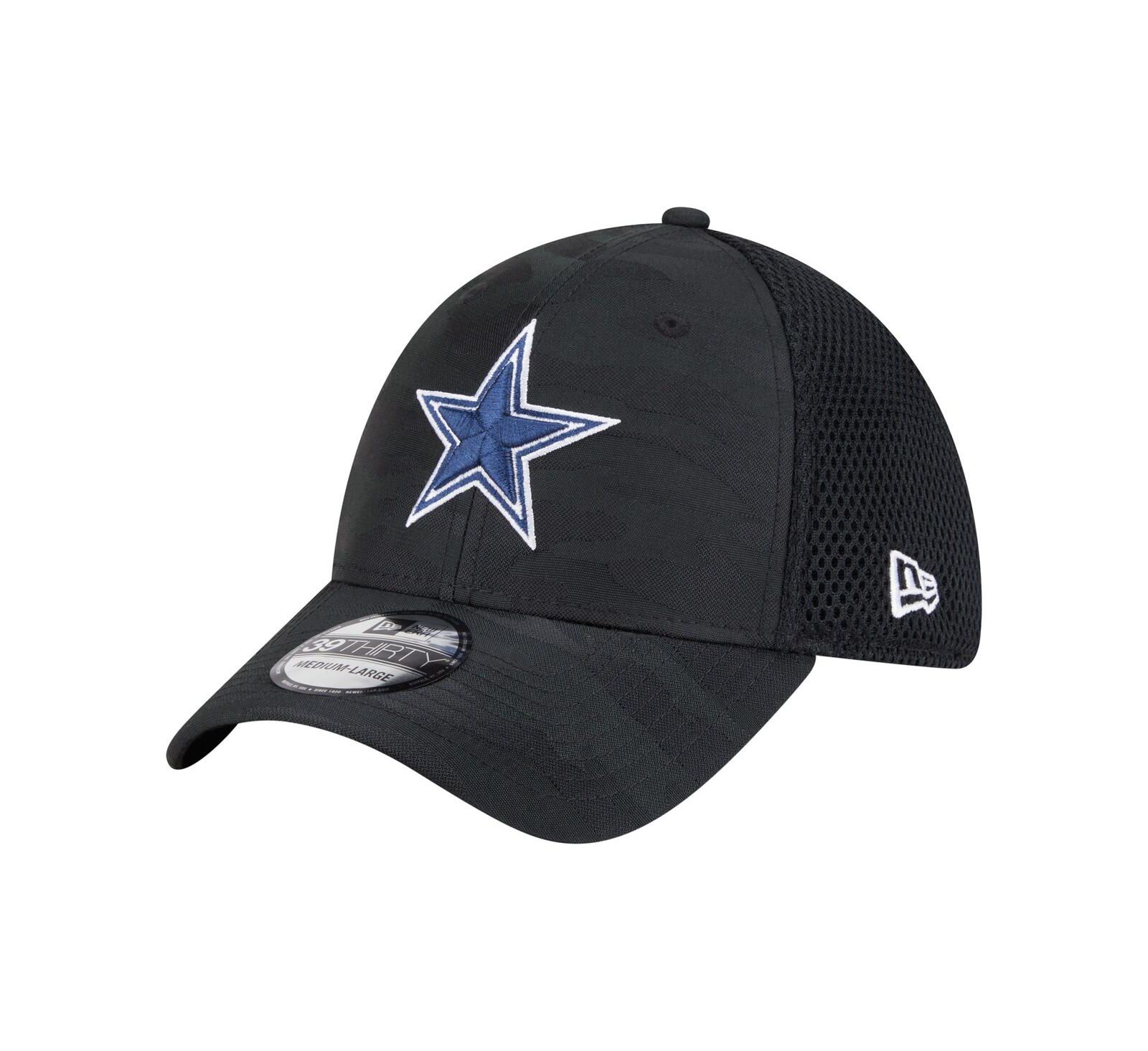 New Era Men's Black Dallas Cowboys Active Camo 39THIRTY Flex Hat