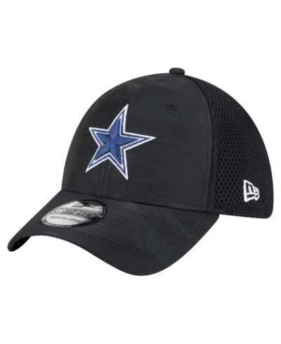 New Era Men's Black Dallas Cowboys Active Camo 39THIRTY Flex Hat