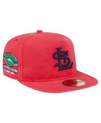 New Era Мужская бейсболка A-Frame 59FIFTY Red St. Louis Cardinals Championship Side Flag