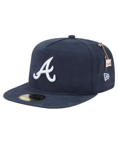 Мужская кепка New Era Atlanta Braves Championship Side Flag A-Frame 59FIFTY, темно-синяя