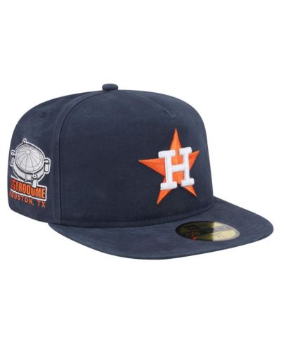 New Era Мужская Navy Houston Astros Championship Side Flag A-Frame 59FIFTY Fitted Hat