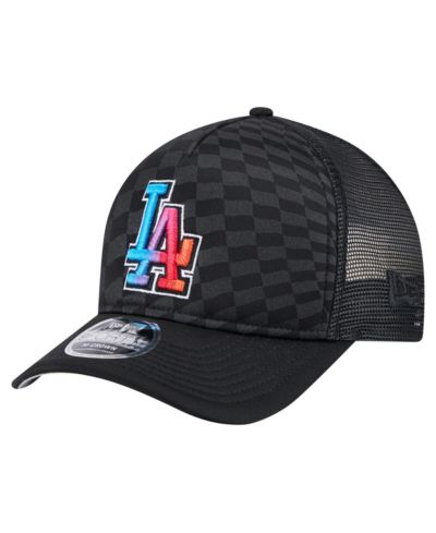 Мужская кепка New Era Los Angeles Dodgers Gradient 9FORTY A-Frame M-Crown Trucker регулируемая черная