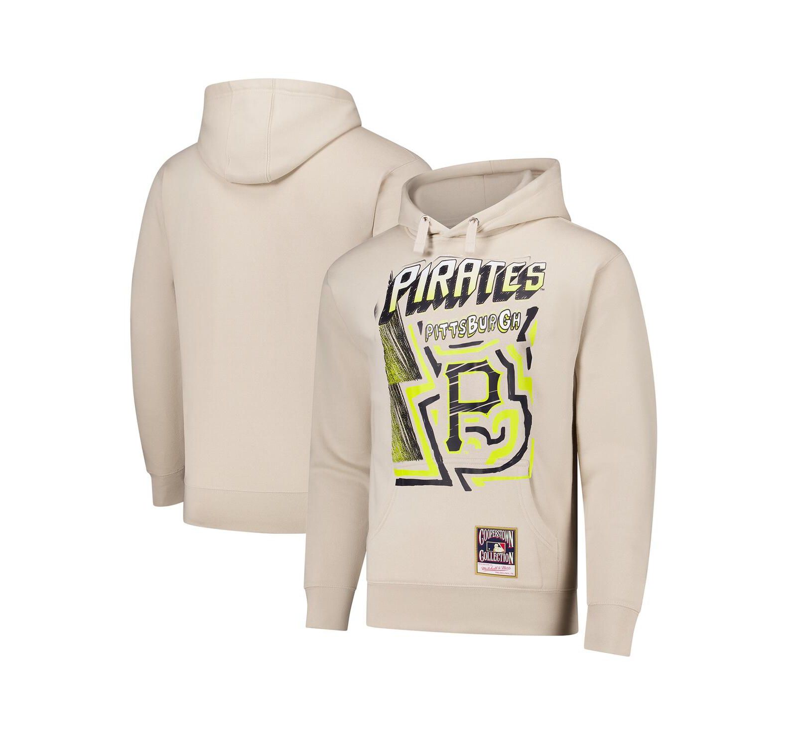 Мужское худи Mitchell & Ness Pittsburgh Pirates Sidewalk Sketch