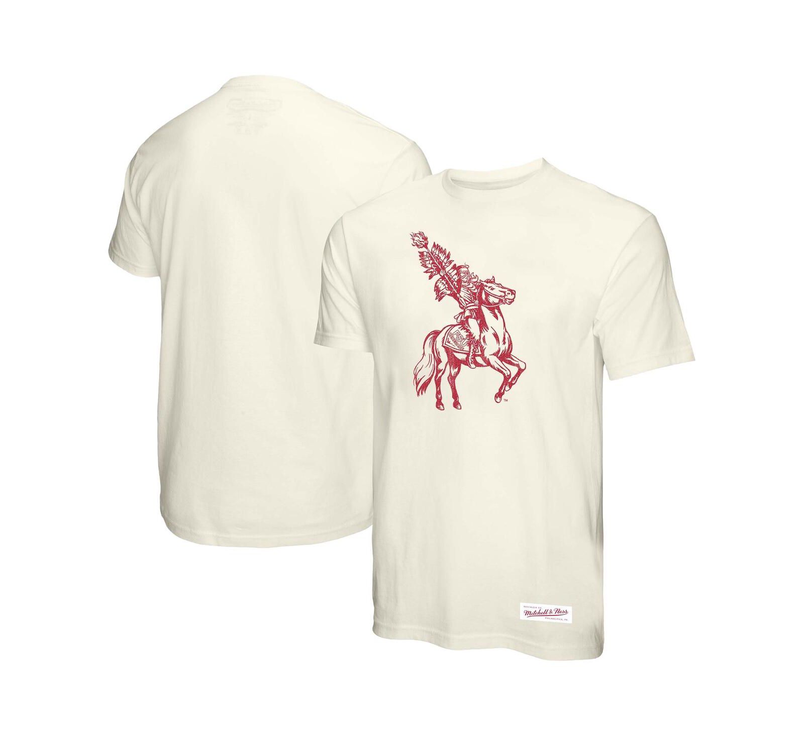 Мужская винтажная футболка Mitchell & Ness Florida State Seminoles Cream