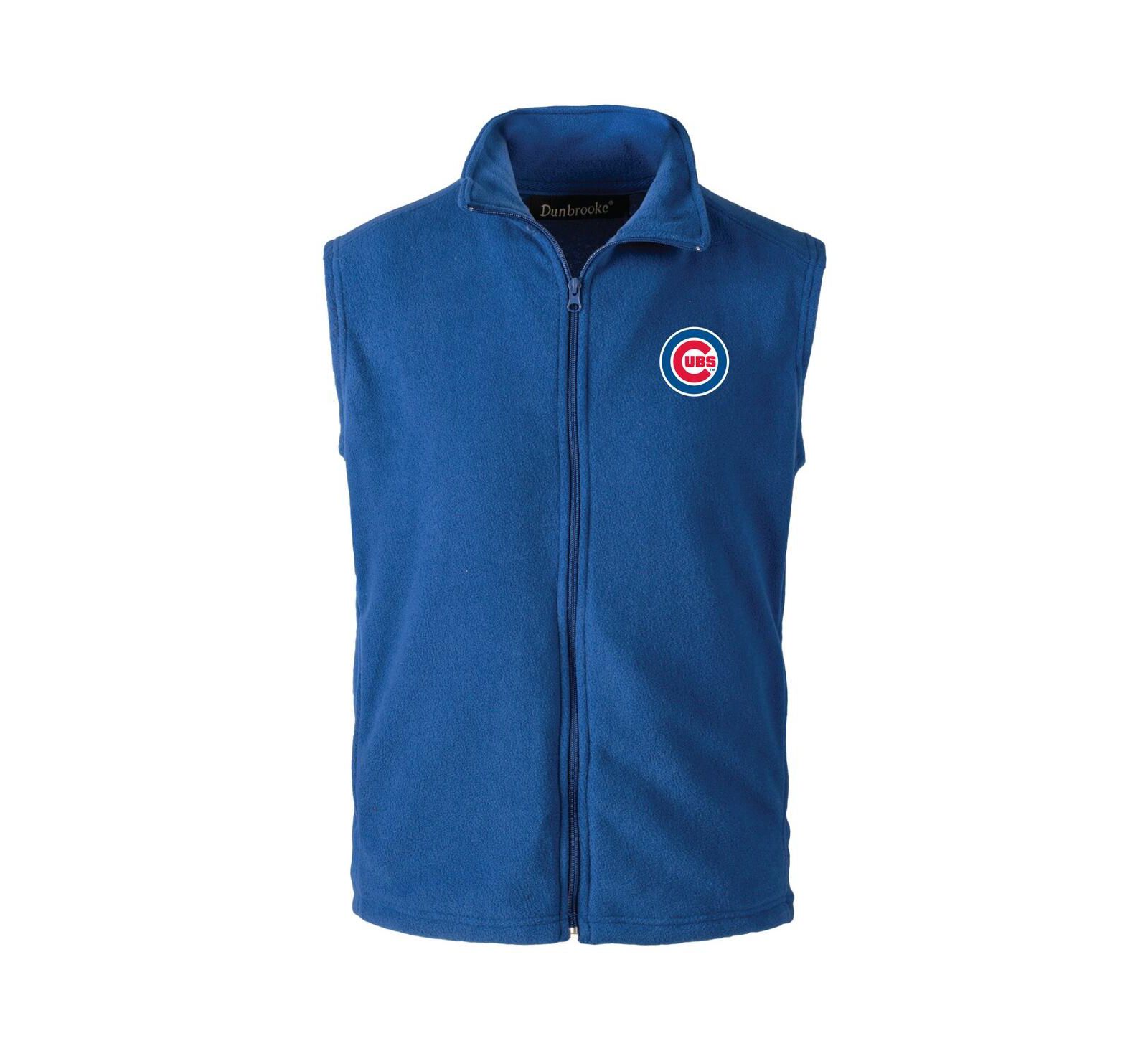Dunbrooke Men's Royal Chicago Cubs Full-Zip Vest