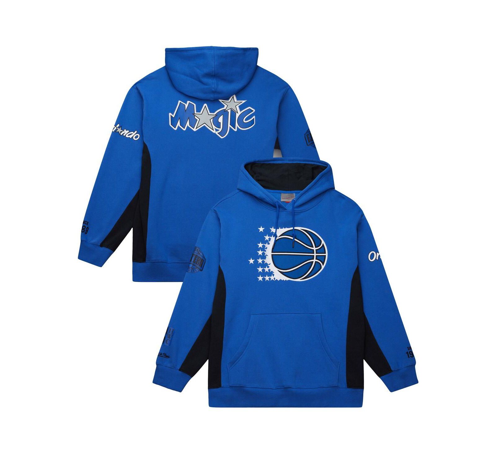 Мужское худи Mitchell & Ness Orlando Magic Hardwood Classics Fleece Pullover, синее