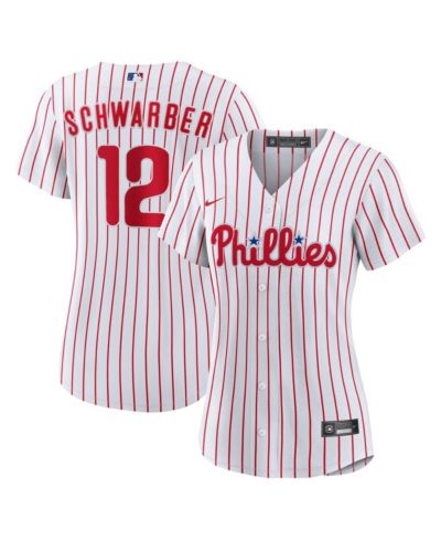Женская джерси Nike Kyle Schwarber Philadelphia Phillies Home Replica, белая