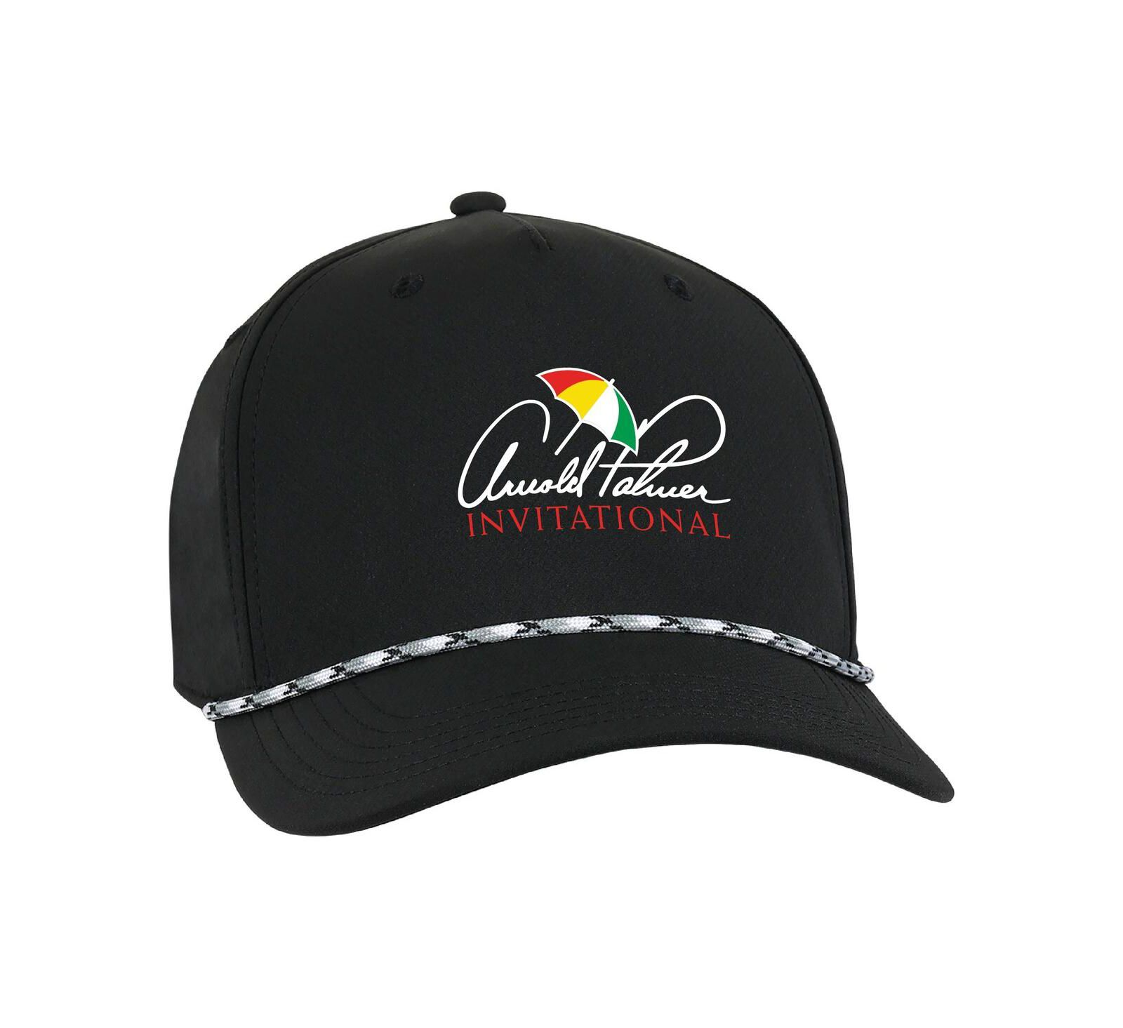 Мужская и женская кепка Ahead Arnold Palmer Invitational Alto с регулируемым ремешком, черная