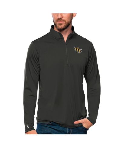 Antigua Men's Charcoal UCF Knights Tribute Quarter-Zip Top