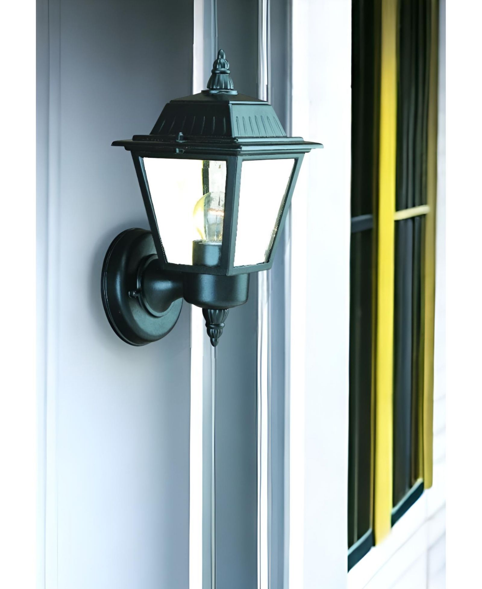 Slickblue Cast Aluminum Outdoor Wall Light for Patio and Entryway Lighting