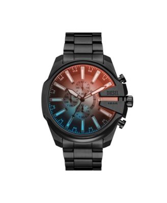 Мужские часы Diesel Mega Chief Slim Quartz Chronograph Black Stainless Steel 48mm