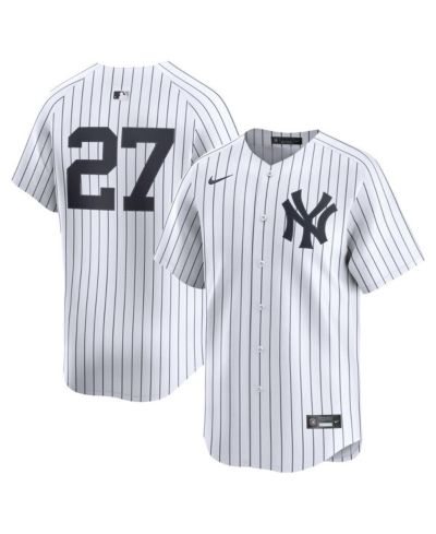 Мужская джерси Nike Giancarlo Stanton White New York Yankees Home Limited Player