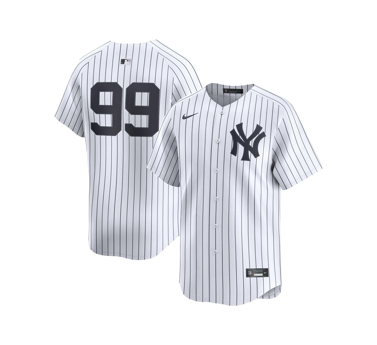 Мужская джерси Nike Aaron Judge White New York Yankees Home Limited Player