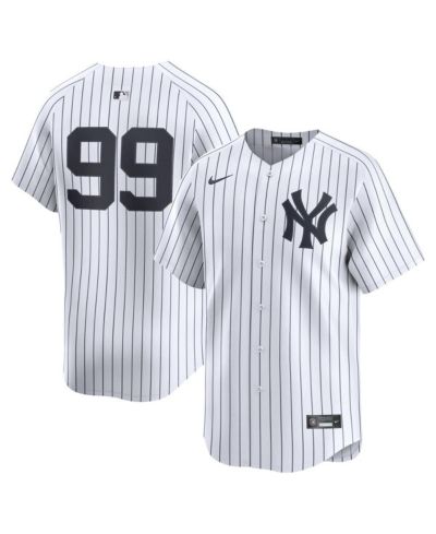 Мужская джерси Nike Aaron Judge White New York Yankees Home Limited Player