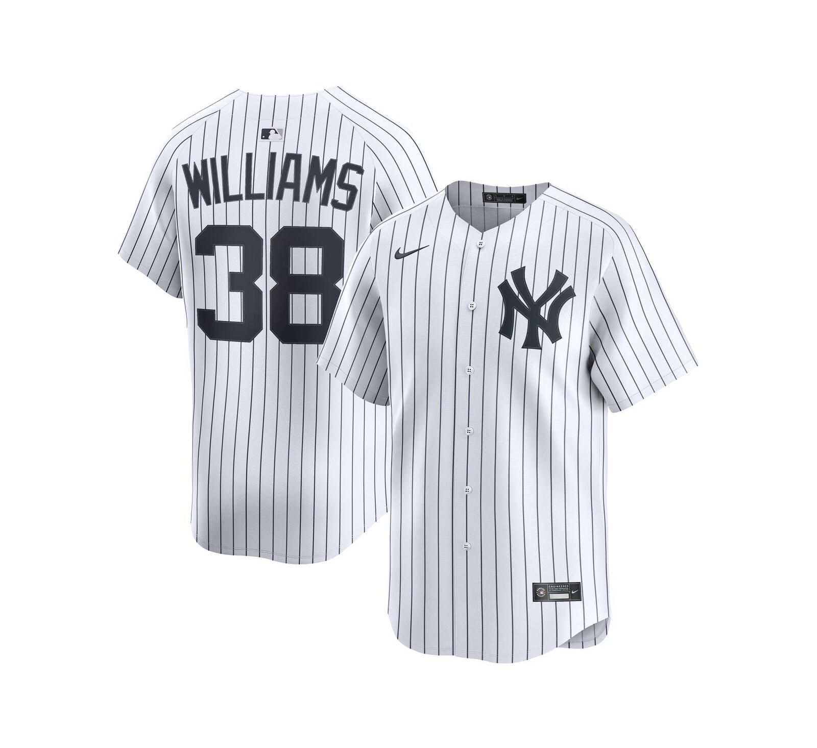 Мужская джерси Nike Devin Williams White New York Yankees Home Limited Player