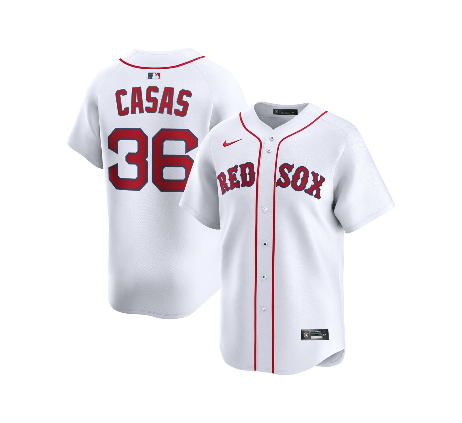 Nike Men's Triston Casas White Boston Red Sox Alternate Limited Player Jersey